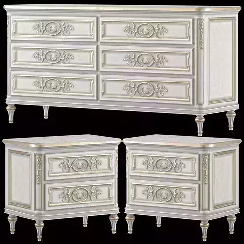 eloquence bronte nightstand and dresser 