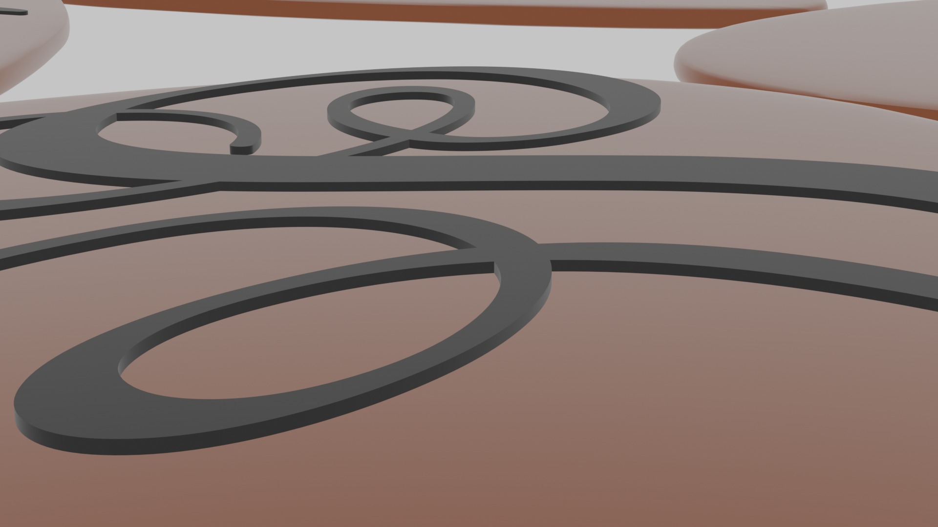 guitar picks 3d print ready all letters  3D print model_3