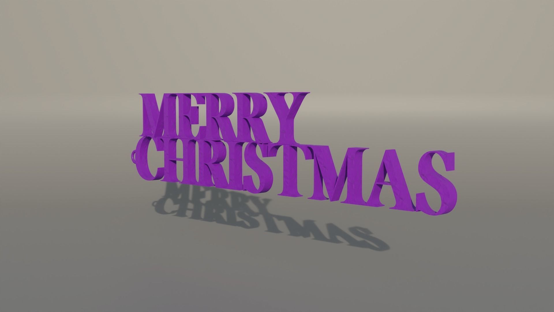 Christmas Keychain 3D print model_3