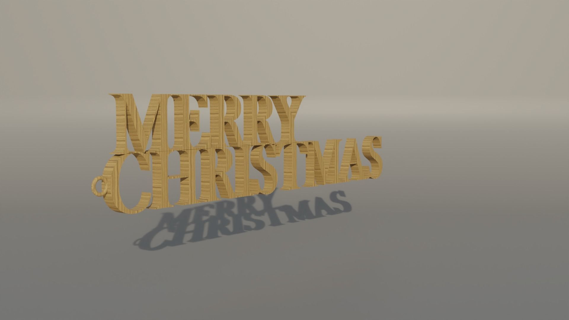 Christmas Keychain 3D print model_4