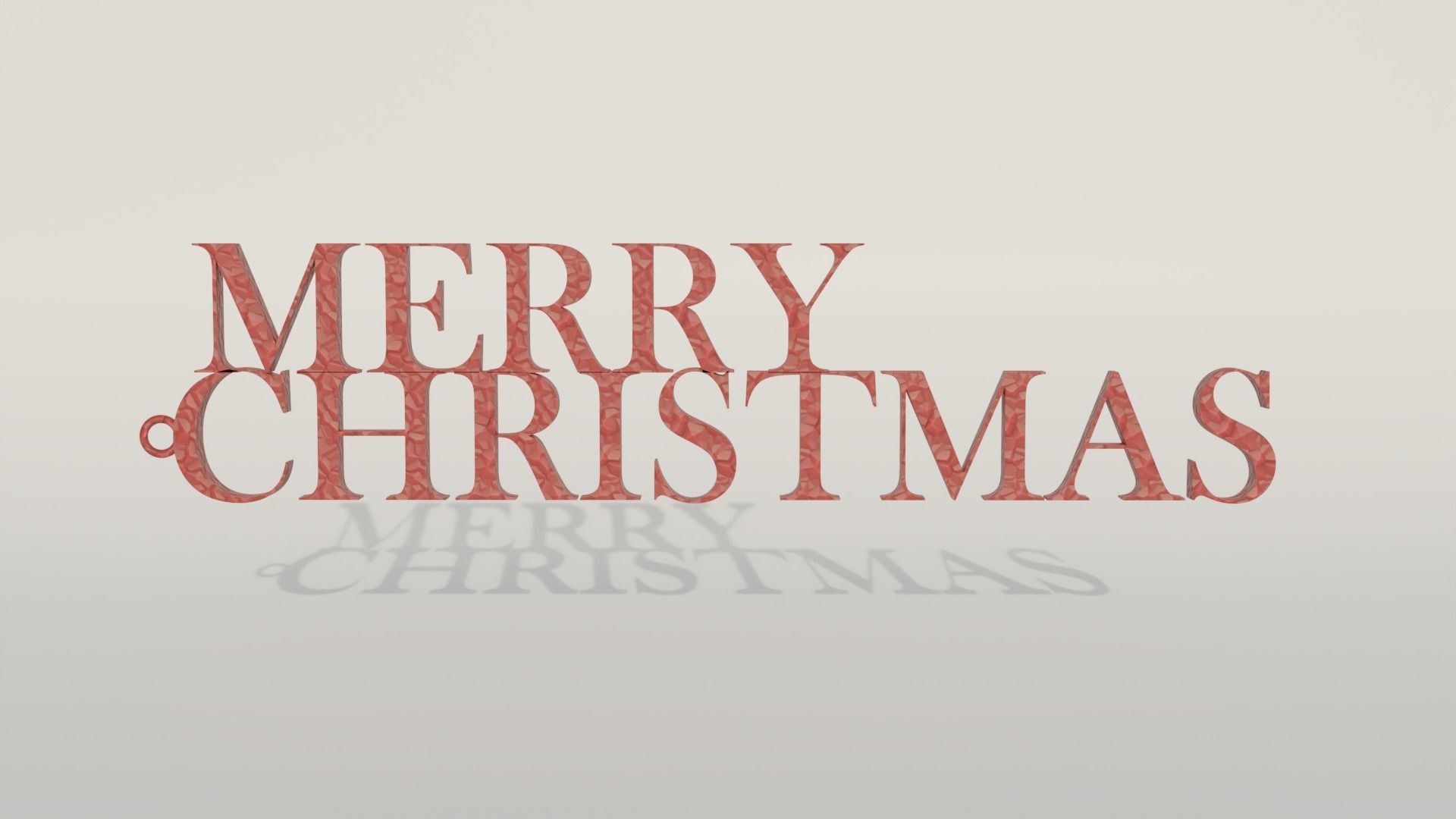 Christmas Keychain 3D print model_2