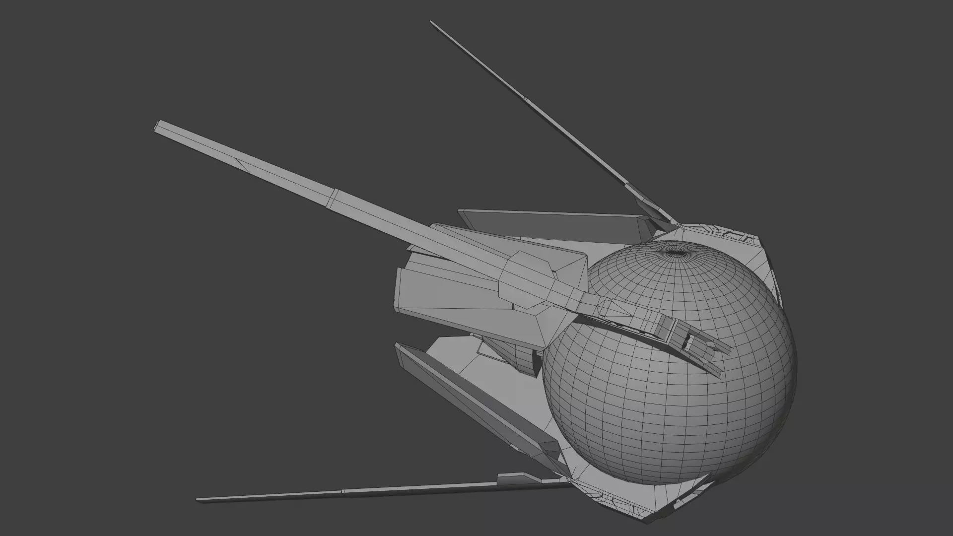 Star Trek Landing Pod Low-poly 3D model_0