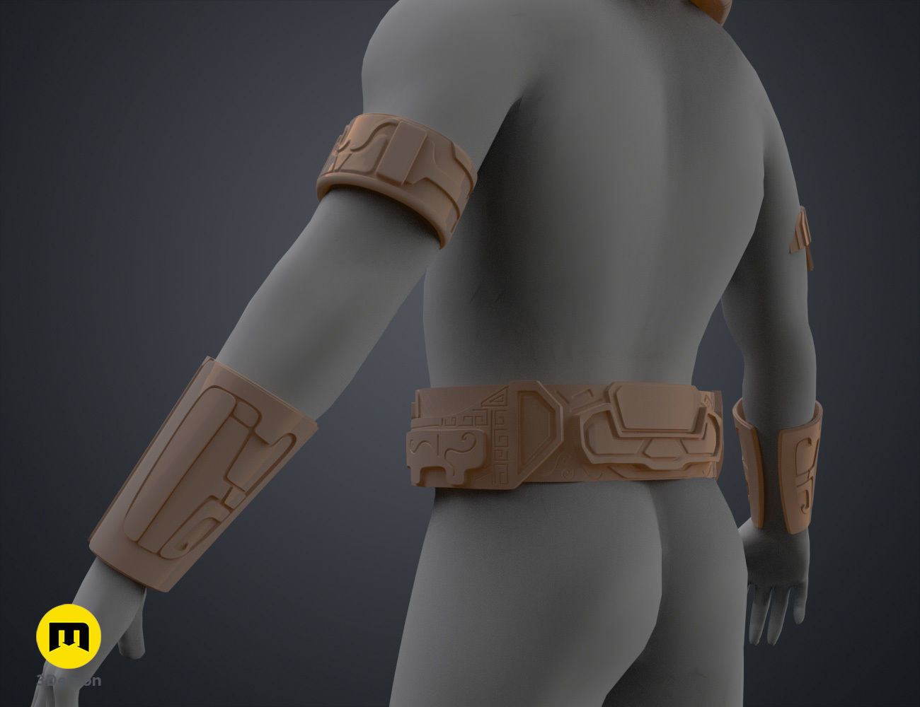Namor Armor and Spear - Wakanda Forever 3D print model_21
