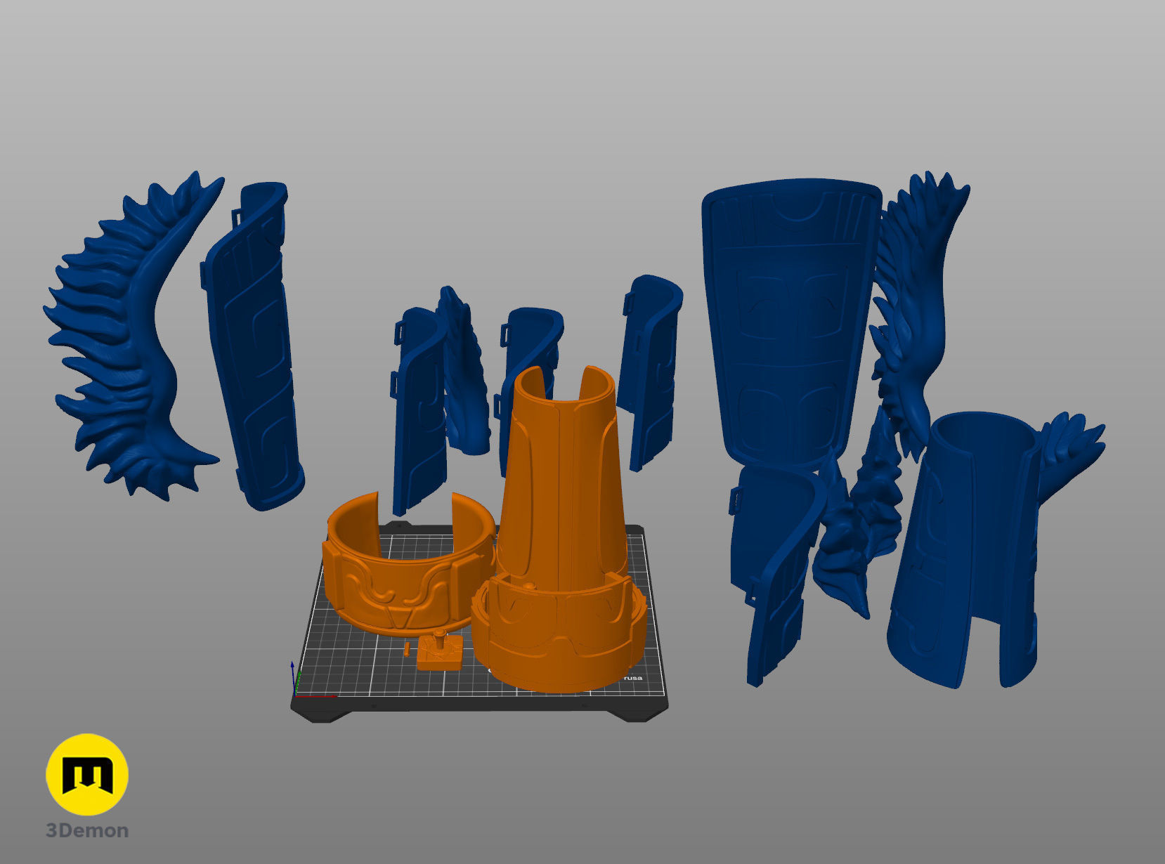 Namor Armor and Spear - Wakanda Forever 3D print model_12