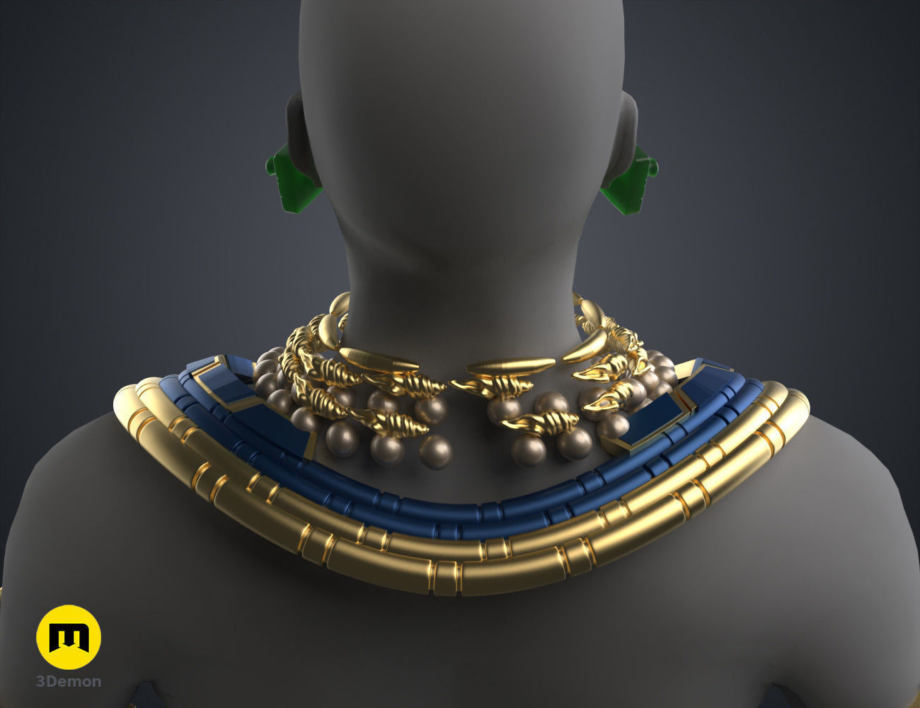 Namor Armor and Spear - Wakanda Forever 3D print model_5