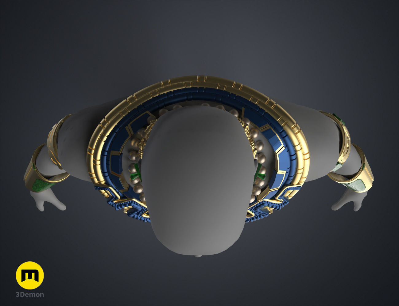 Namor Armor and Spear - Wakanda Forever 3D print model_3