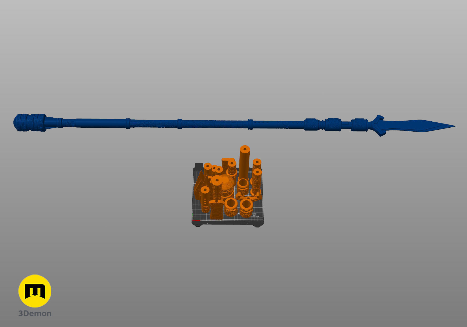 Namor Armor and Spear - Wakanda Forever 3D print model_9