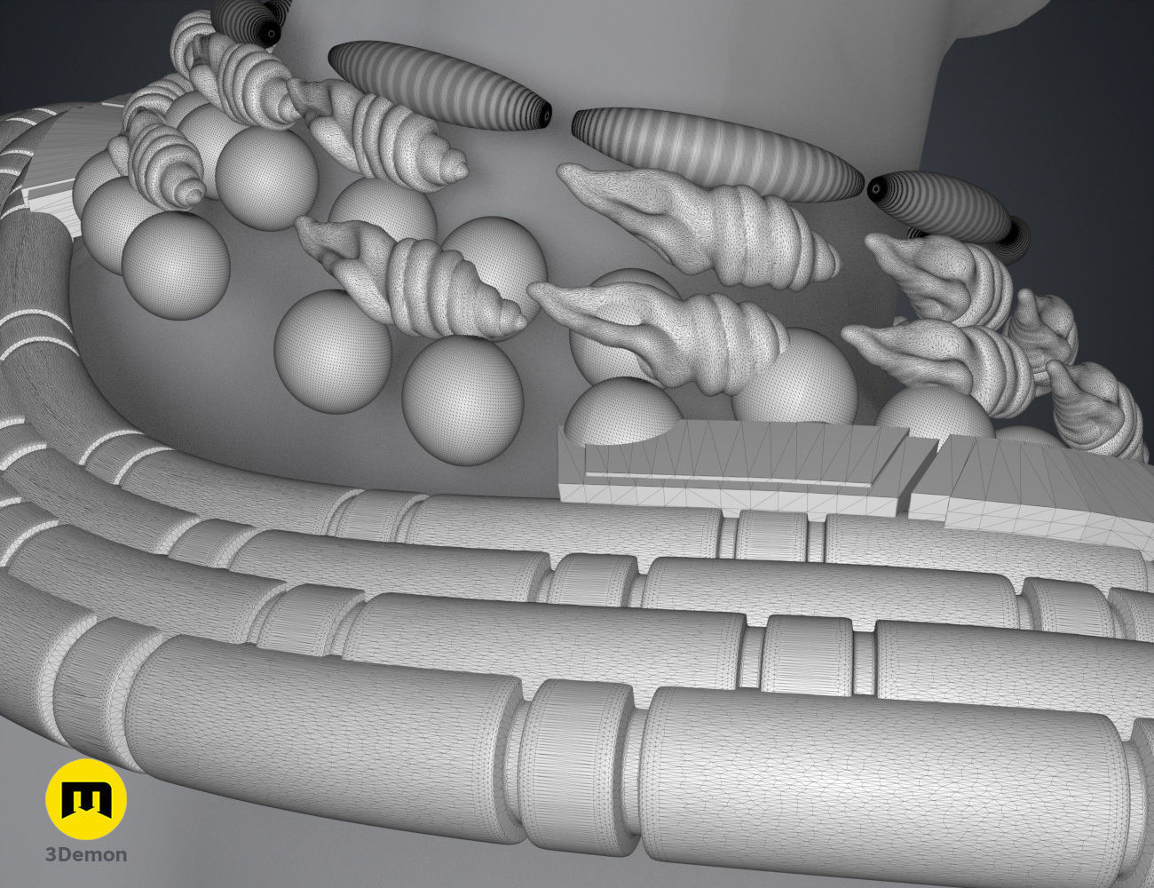 Namor Armor and Spear - Wakanda Forever 3D print model_18