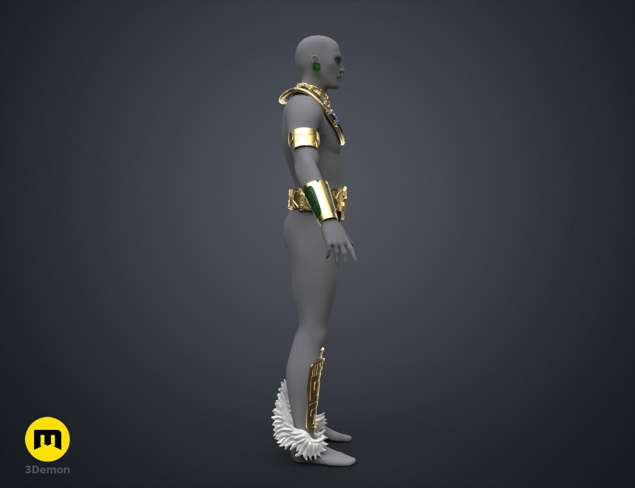 Namor Armor and Spear - Wakanda Forever 3D print model_29