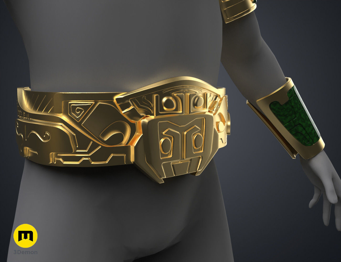 Namor Armor and Spear - Wakanda Forever 3D print model_8