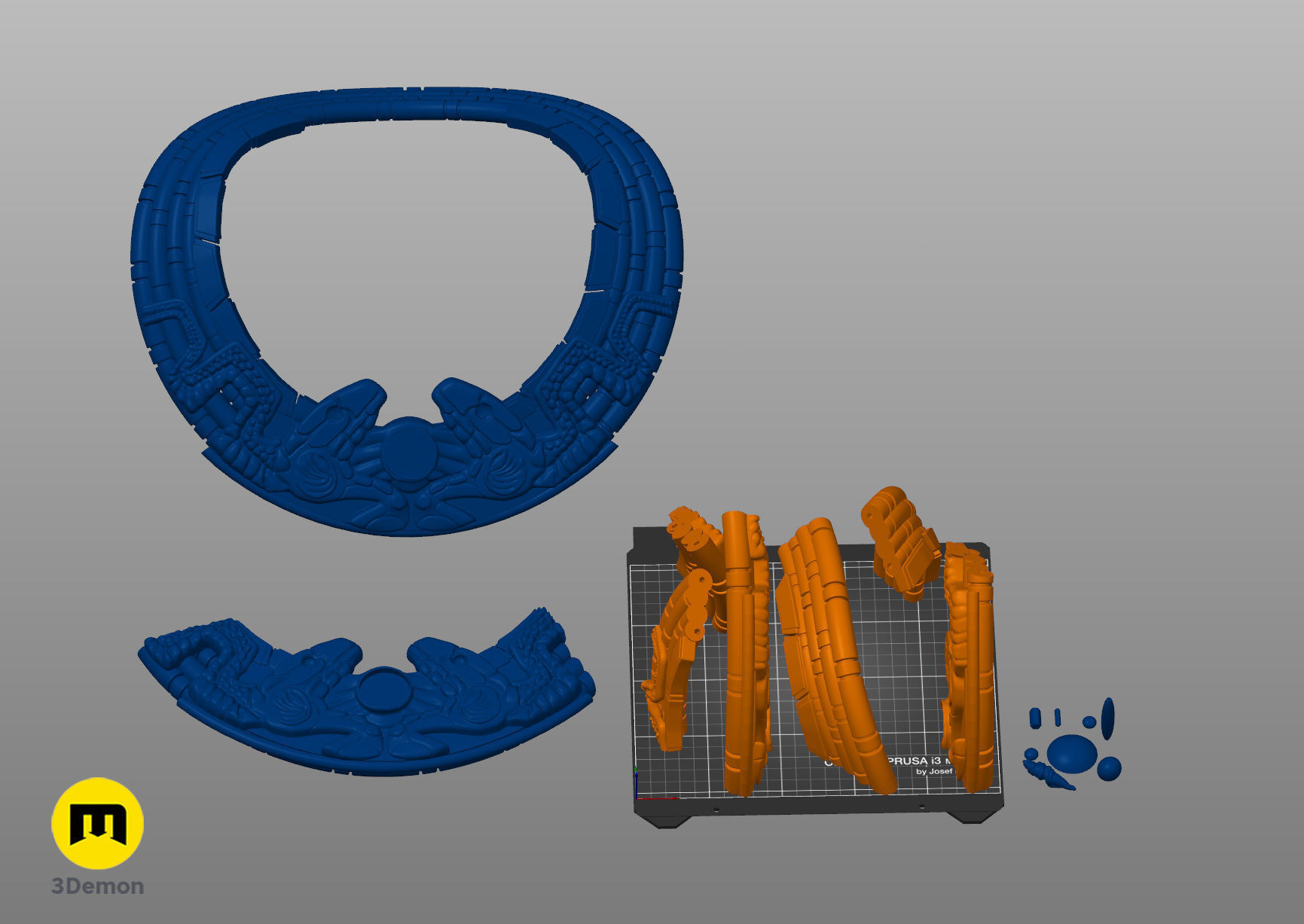 Namor Armor and Spear - Wakanda Forever 3D print model_10