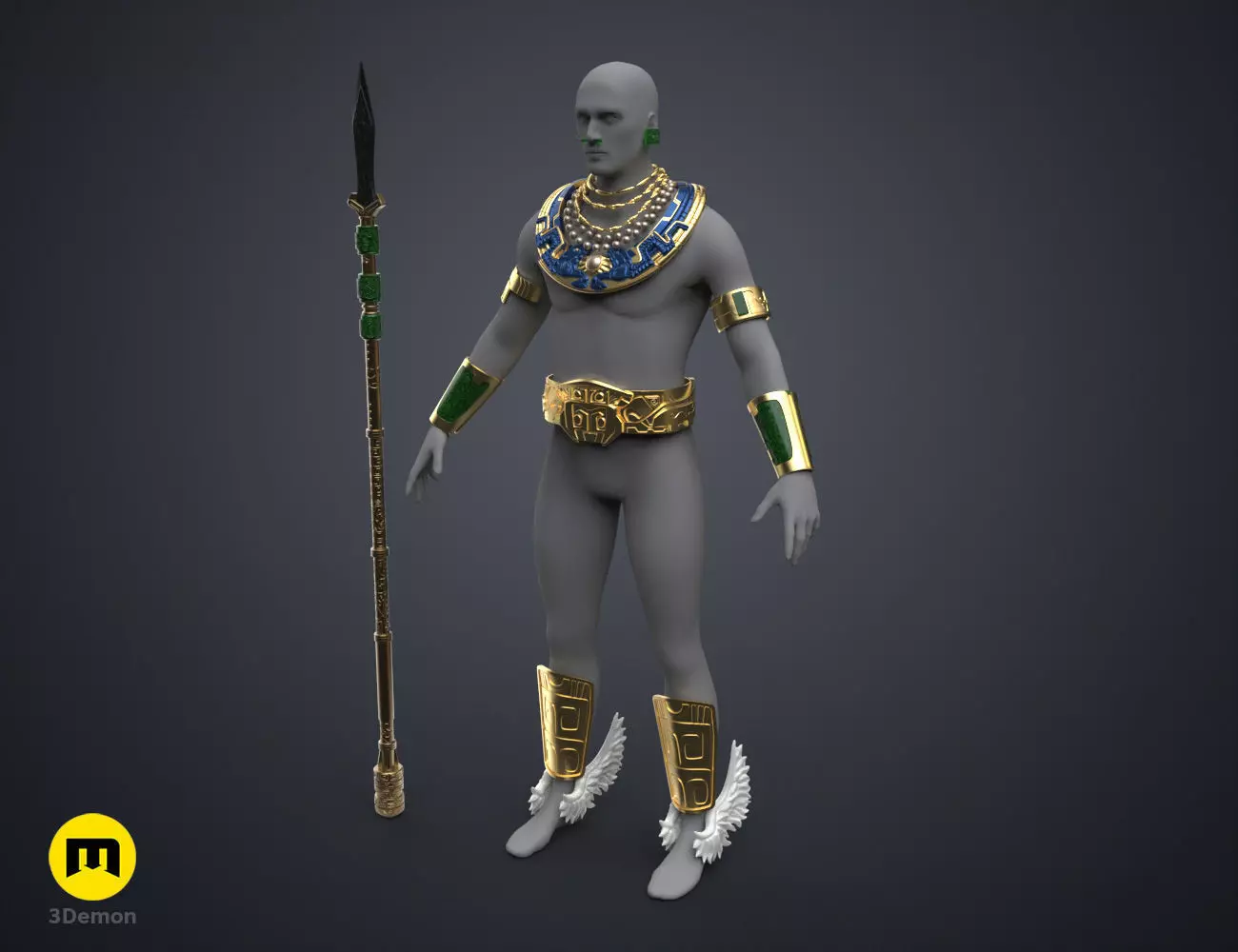 Namor Armor and Spear - Wakanda Forever 3D print model_0