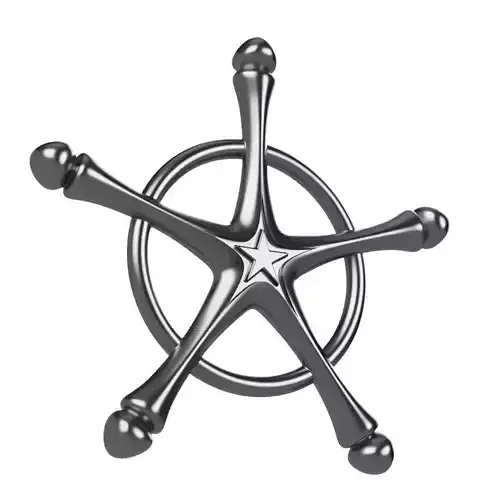 Ishida Ryuken quincy necklace  symbol 3D print model