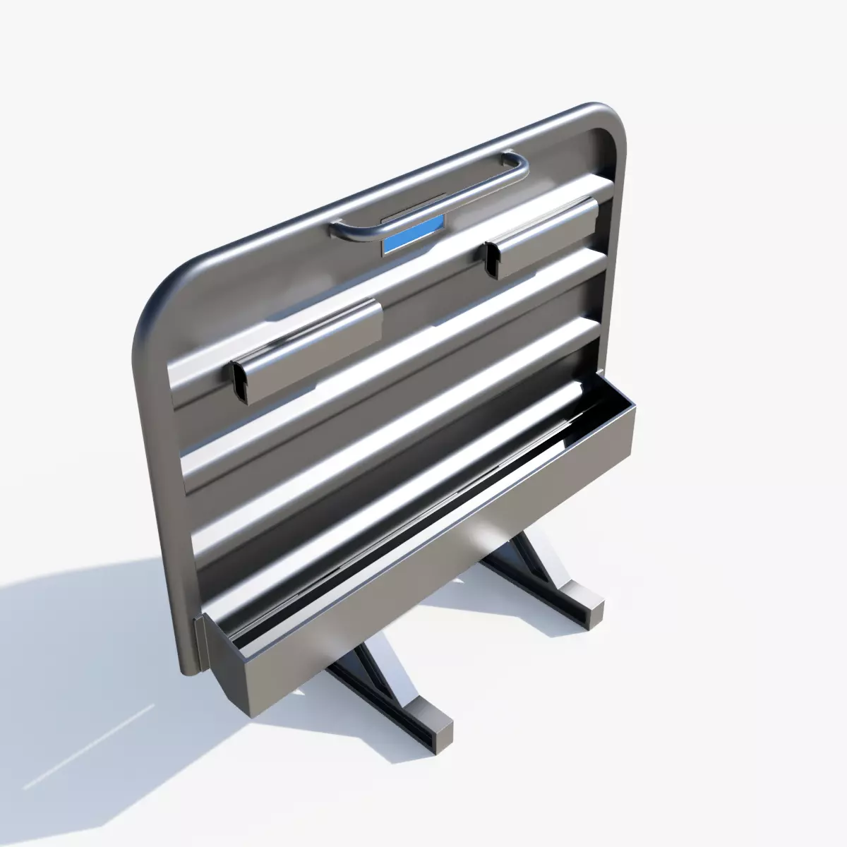 Cabin rack tool box 3D model_0