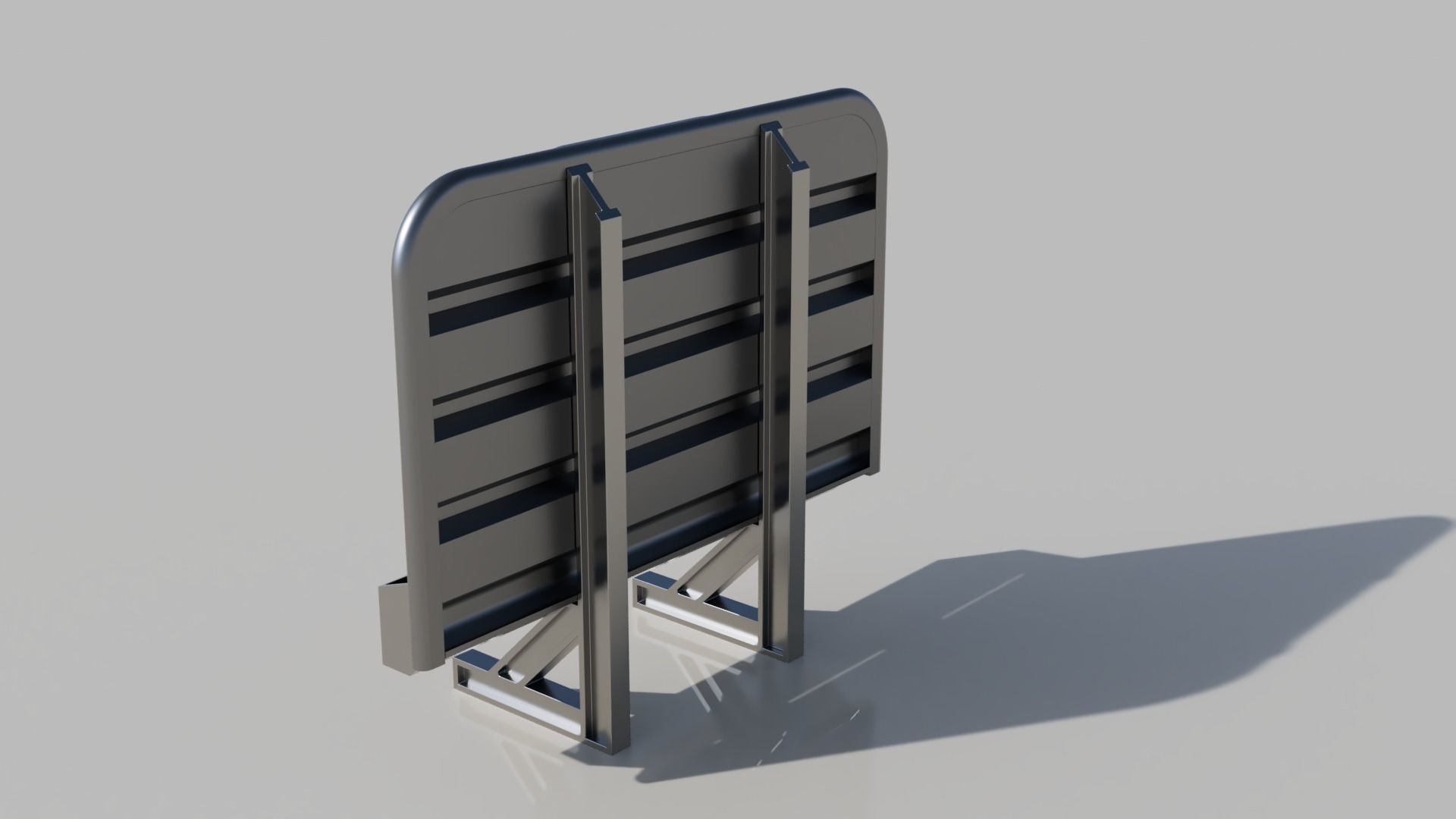 Cabin rack tool box 3D model_1