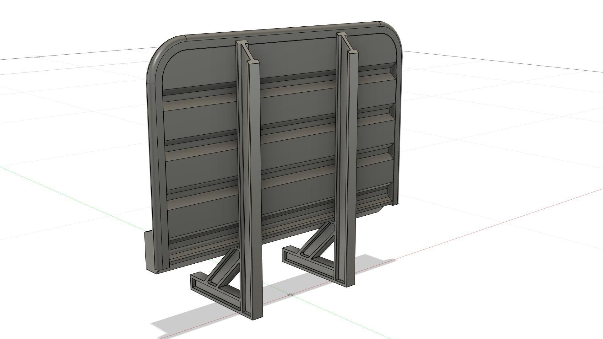 Cabin rack tool box 3D model_5