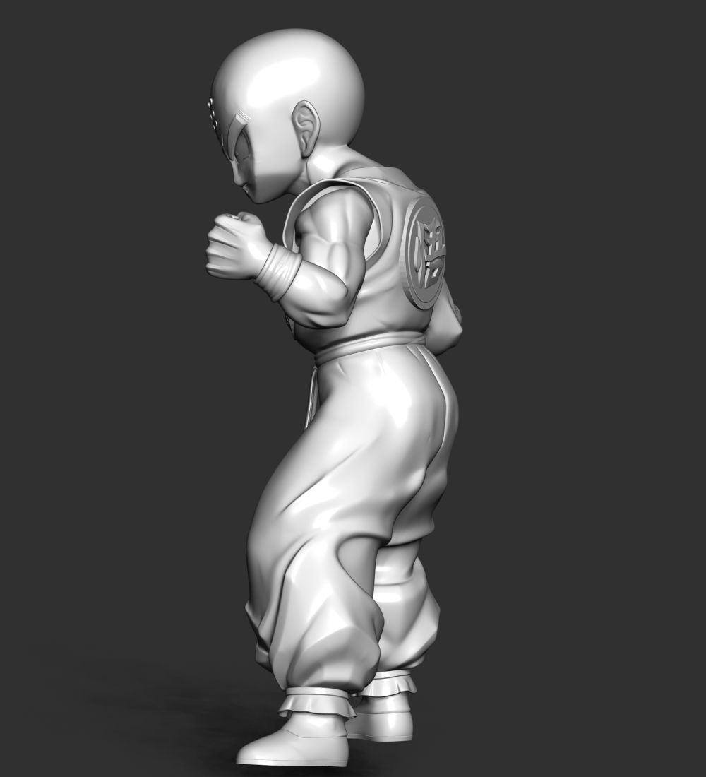 Krillin - Dragon Ball Fanart Free 3D print model_19