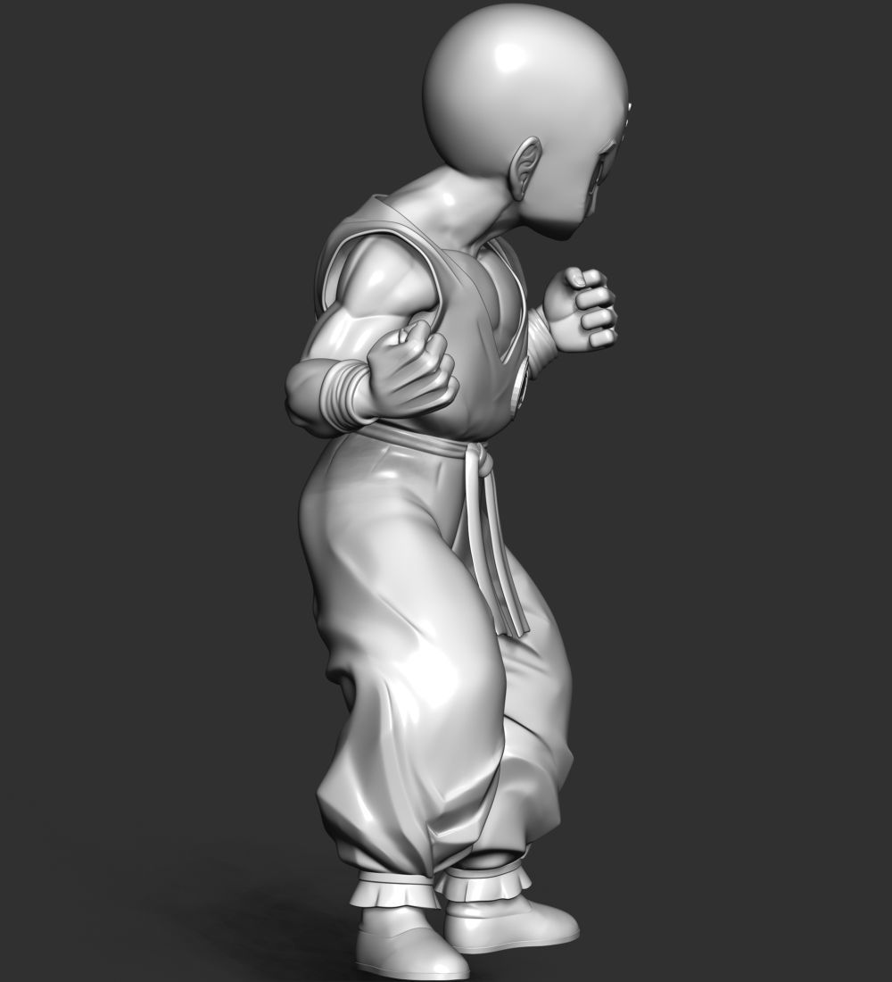 Krillin - Dragon Ball Fanart Free 3D print model_20