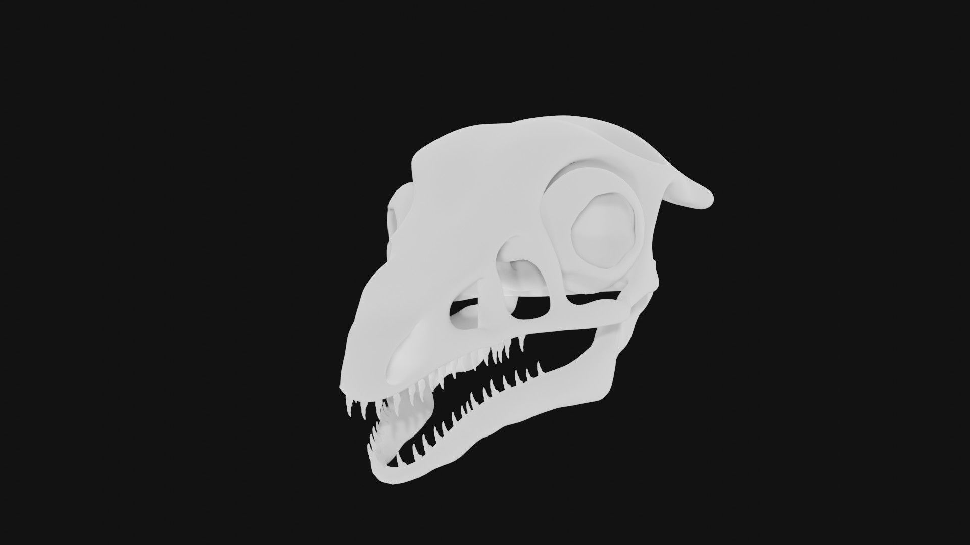 Archaeopteryx skull 3D model_3