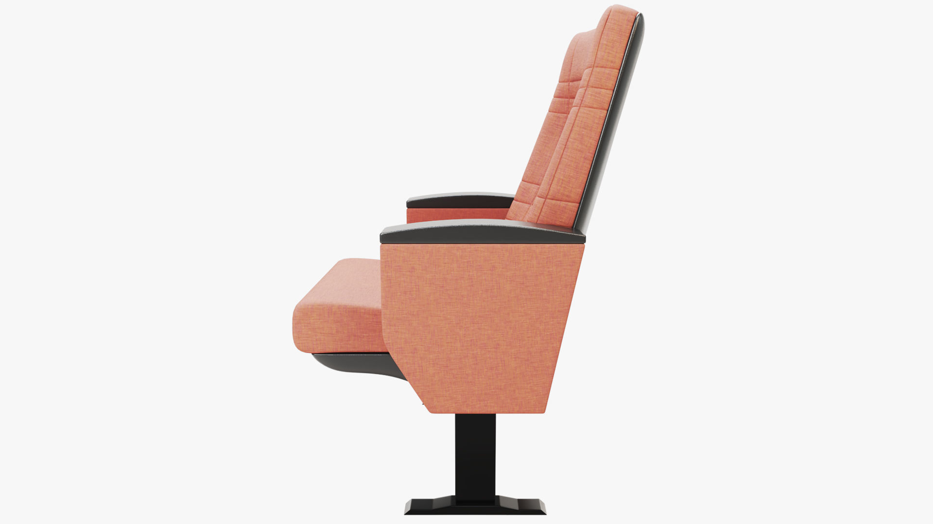 Auditorium Chair 3D model_2