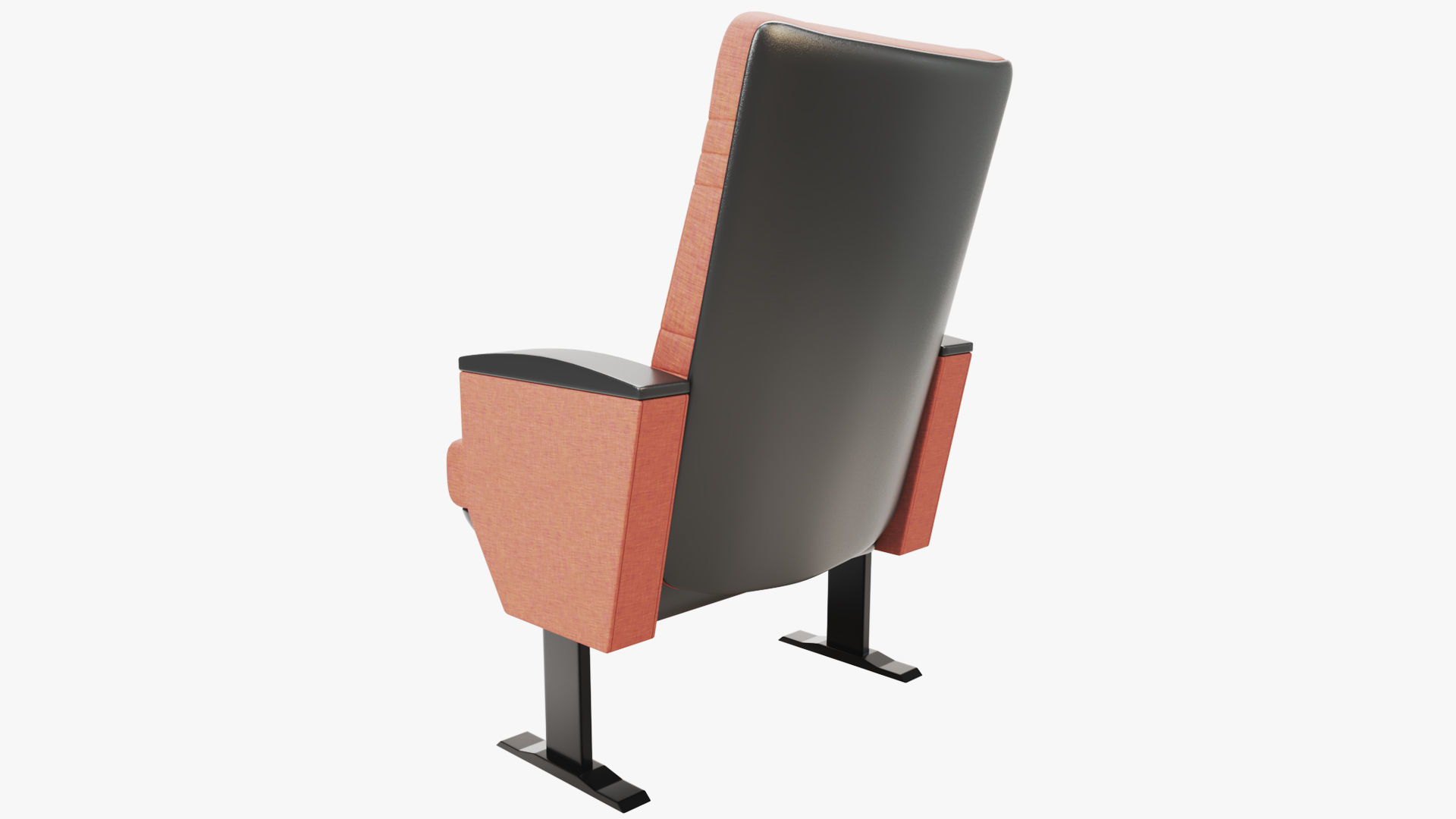 Auditorium Chair 3D model_3