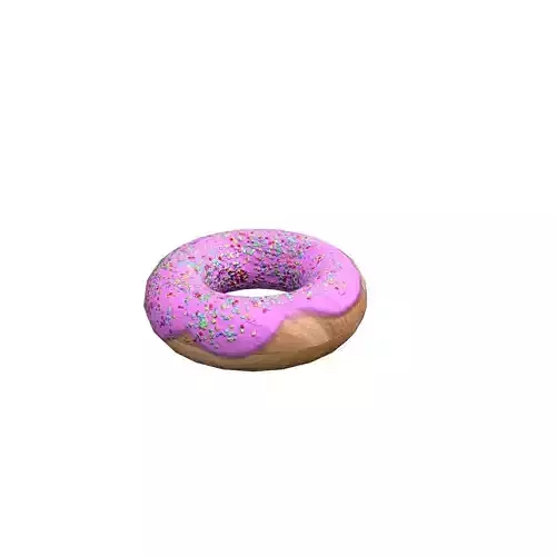 Donut with sprinkles