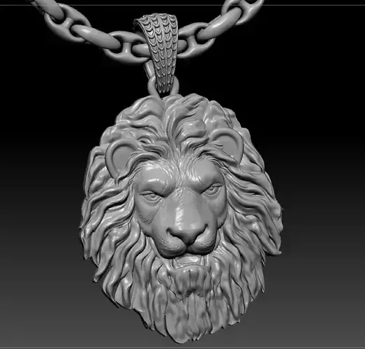 pendant lion head 