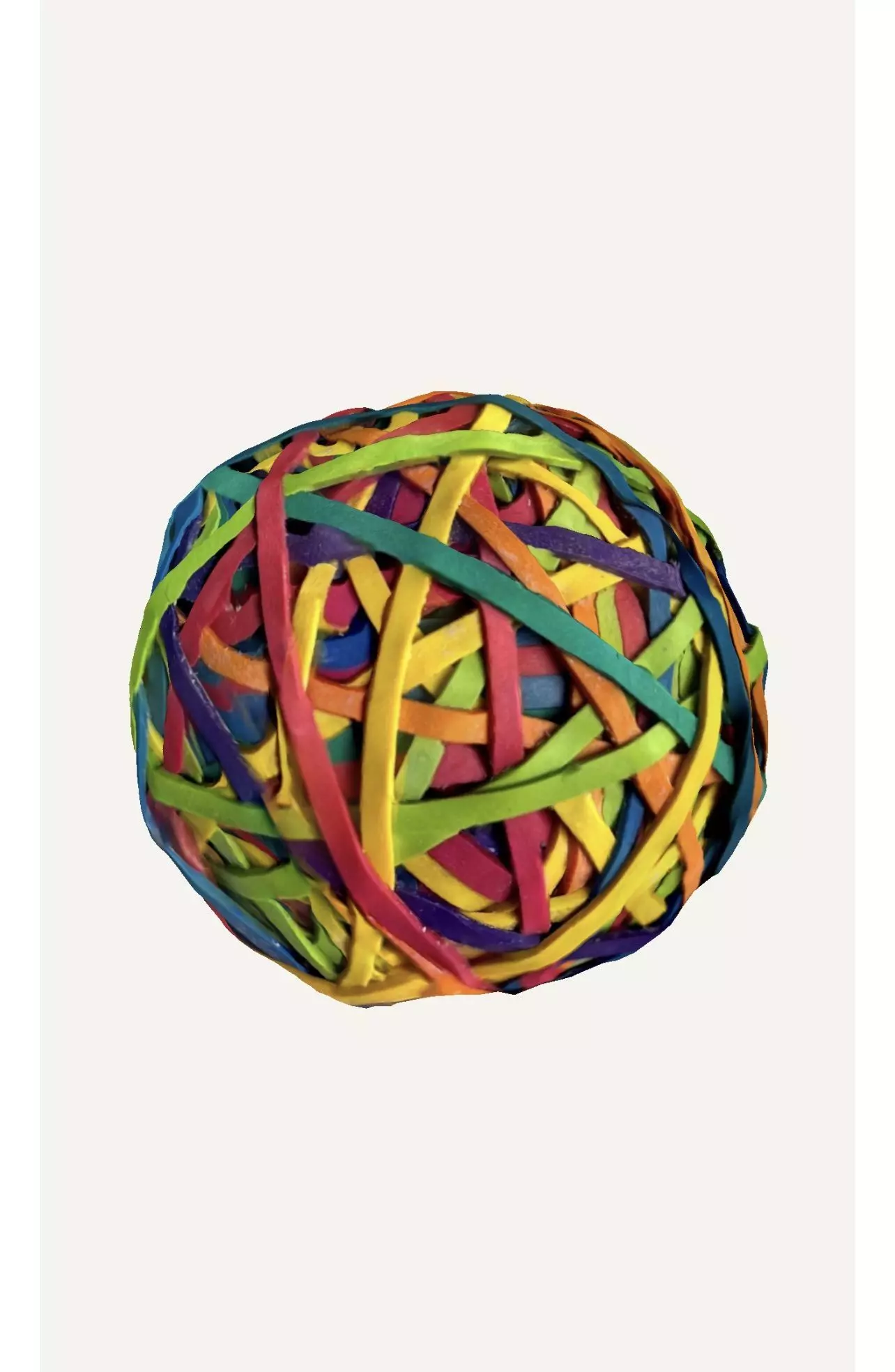 Rubber Bands Ball Free low-poly 3D model