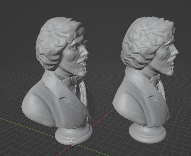 Eugene Delacroix 3D print model_22