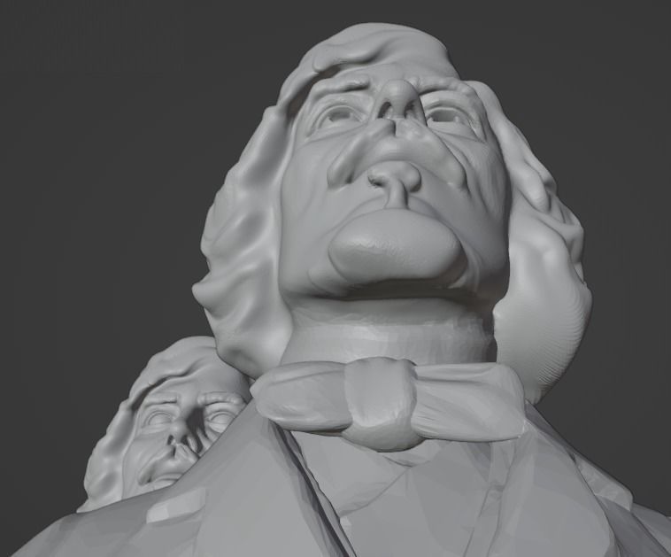 Eugene Delacroix 3D print model_9