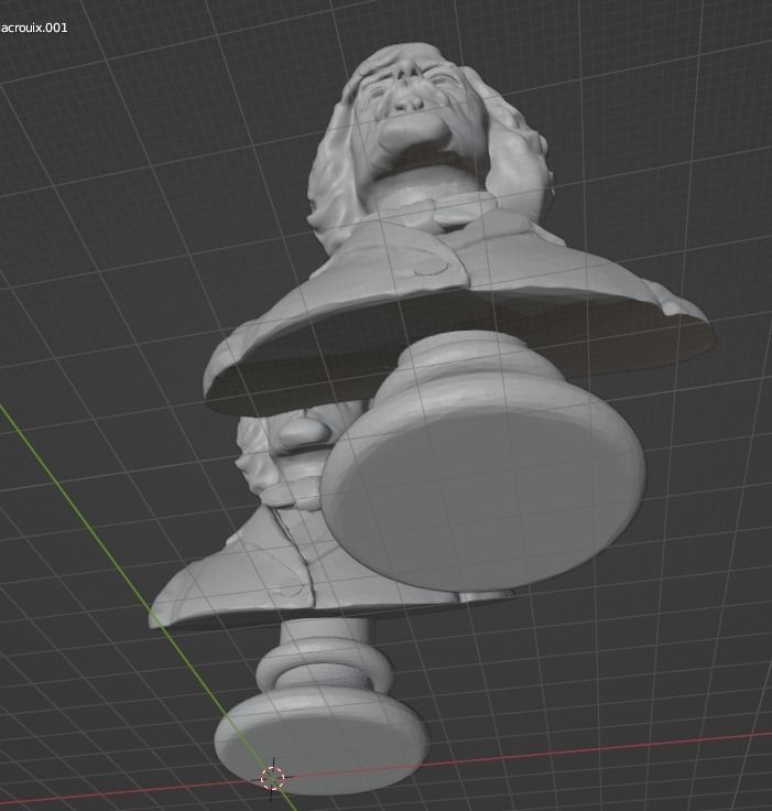 Eugene Delacroix 3D print model_12