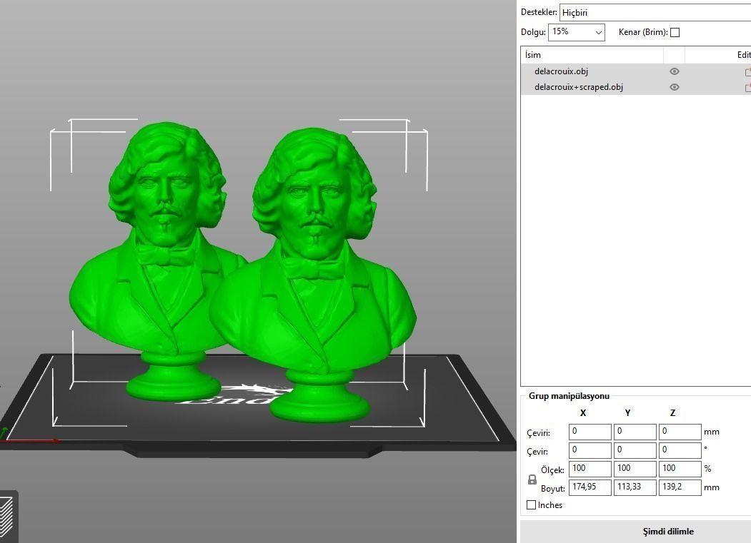 Eugene Delacroix 3D print model_3