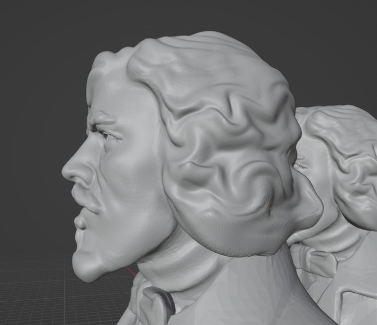Eugene Delacroix 3D print model_13