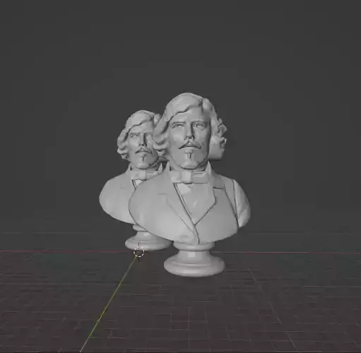 Eugene Delacroix 3D print model