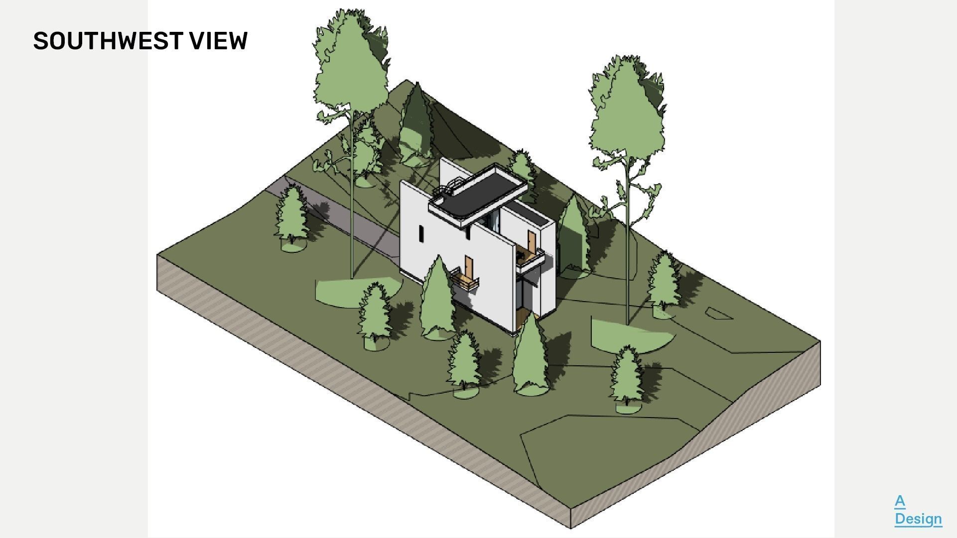 3 St House - Revit 3D model_1