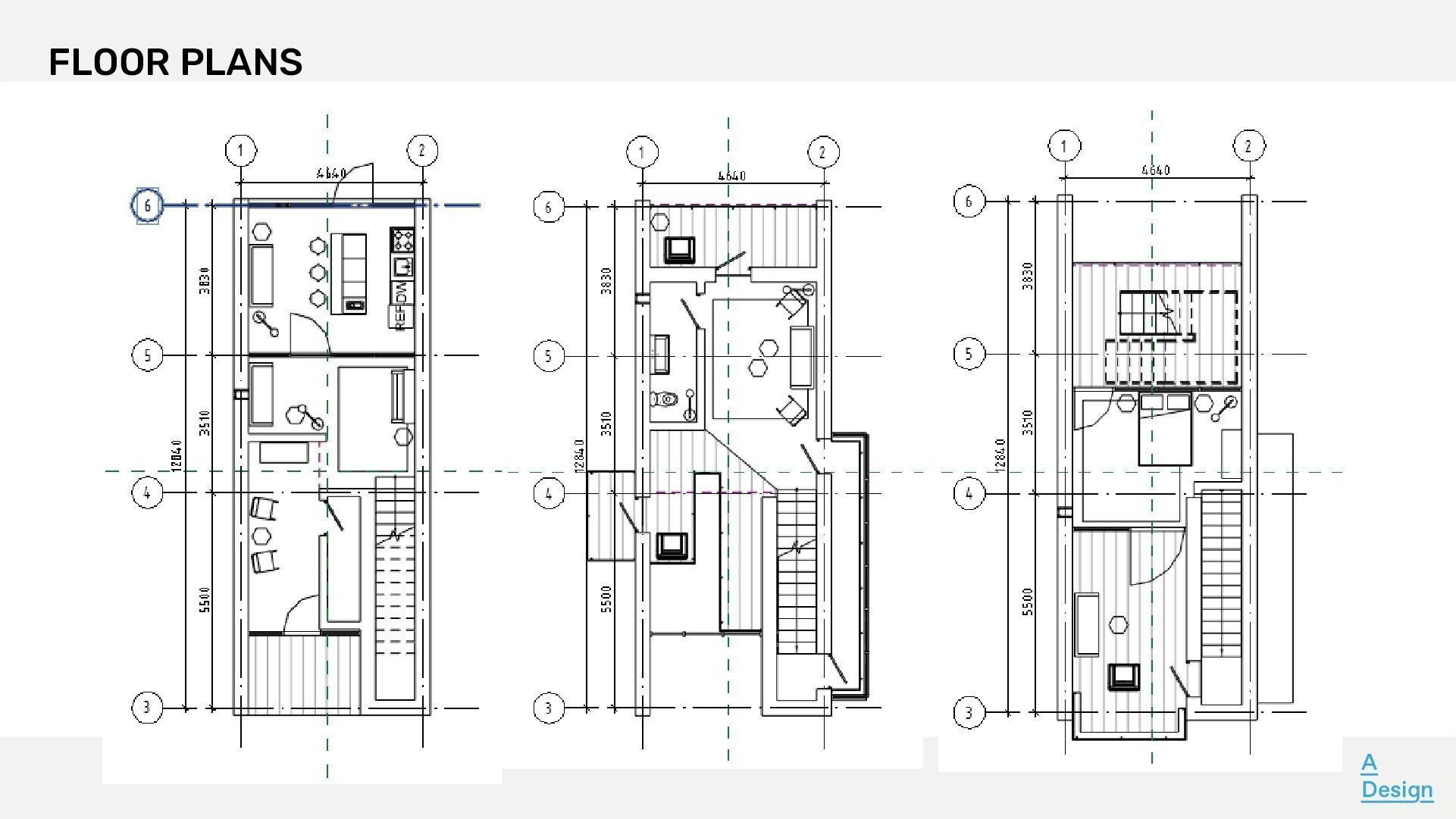 3 St House - Revit 3D model_4