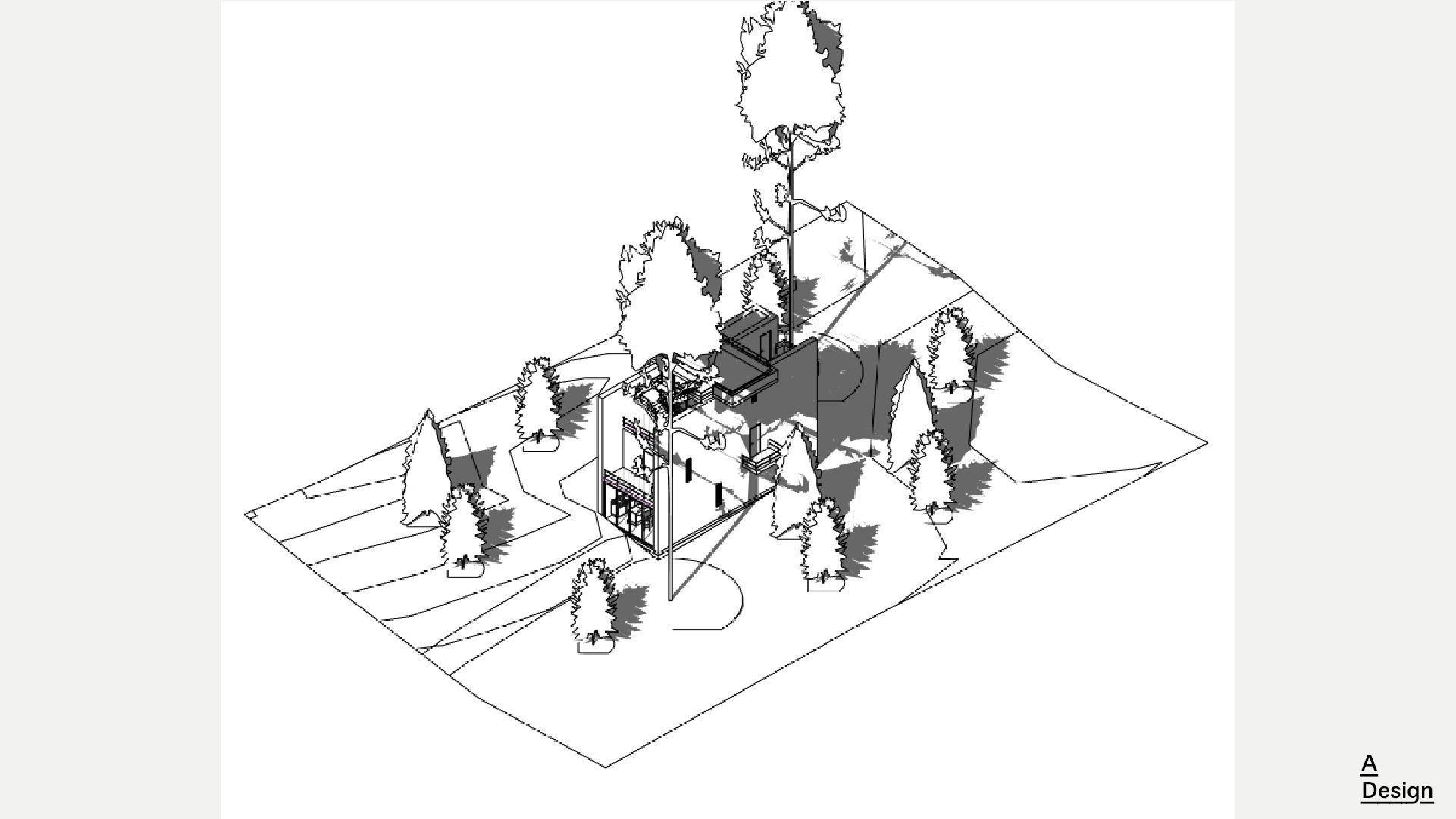 3 St House - Revit 3D model_9