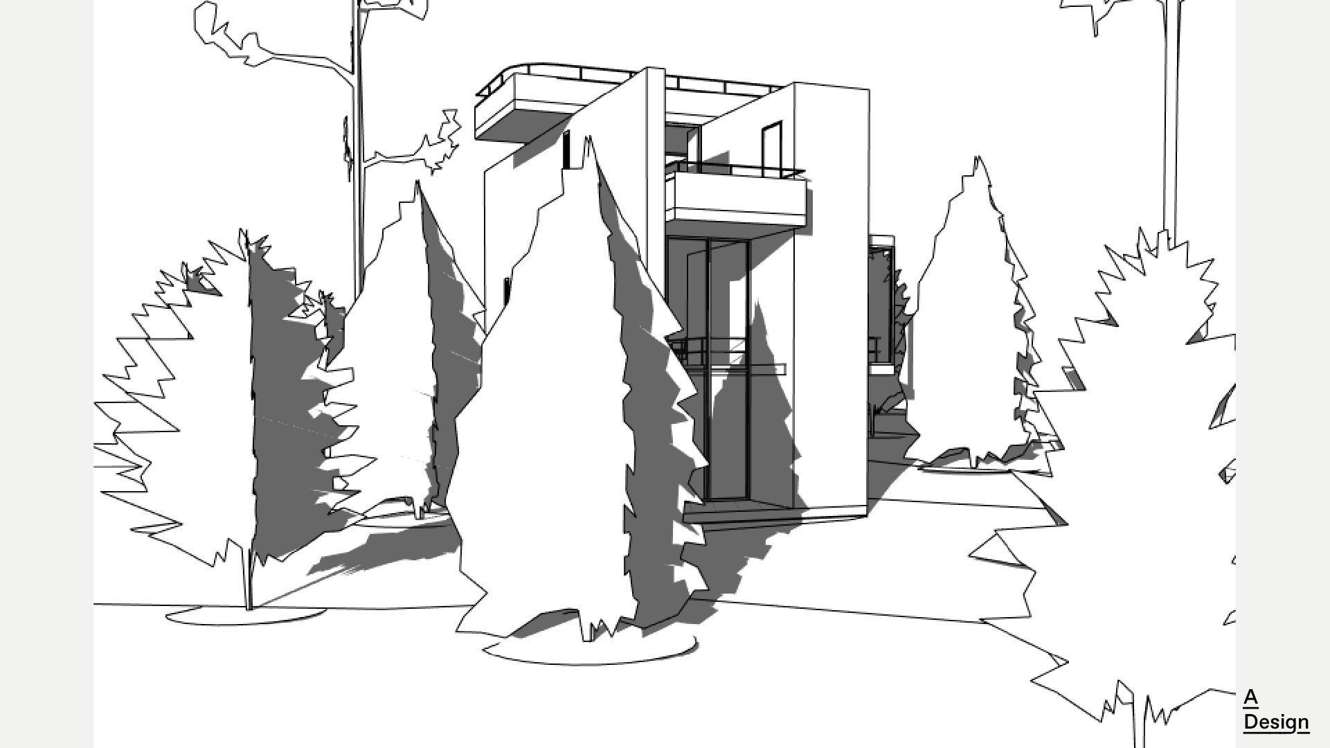 3 St House - Revit 3D model_10