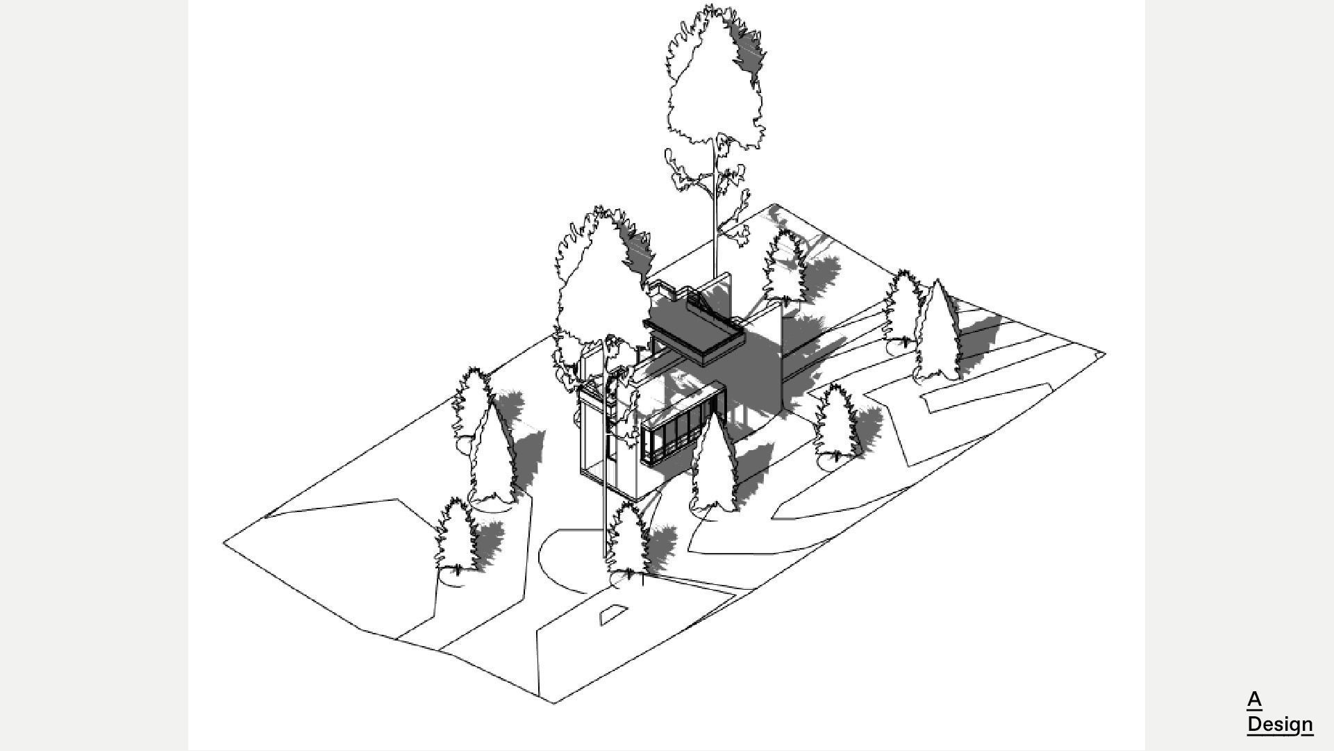 3 St House - Revit 3D model_8