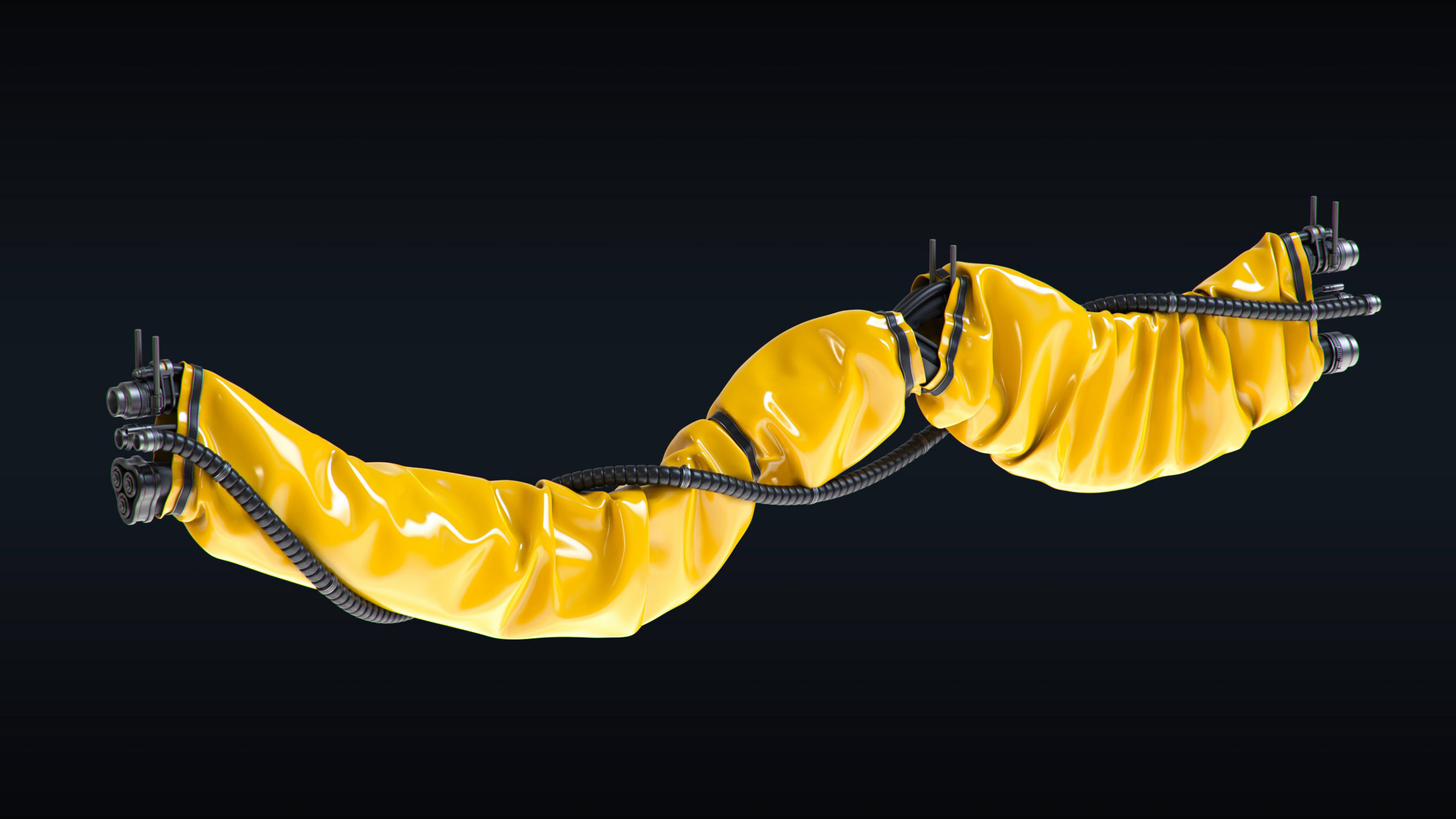 Cables and Wires set  3D model_4