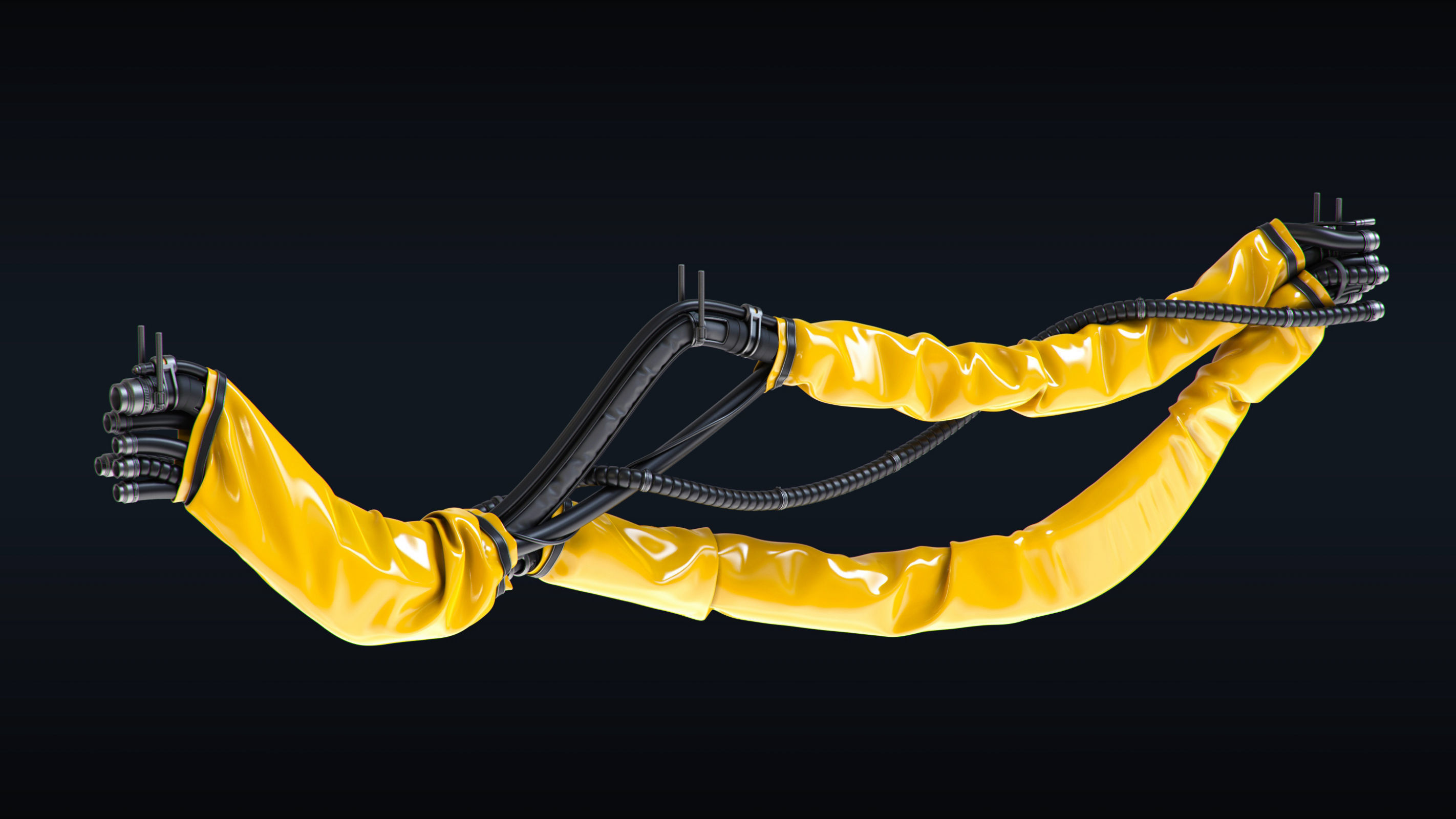 Cables and Wires set  3D model_6