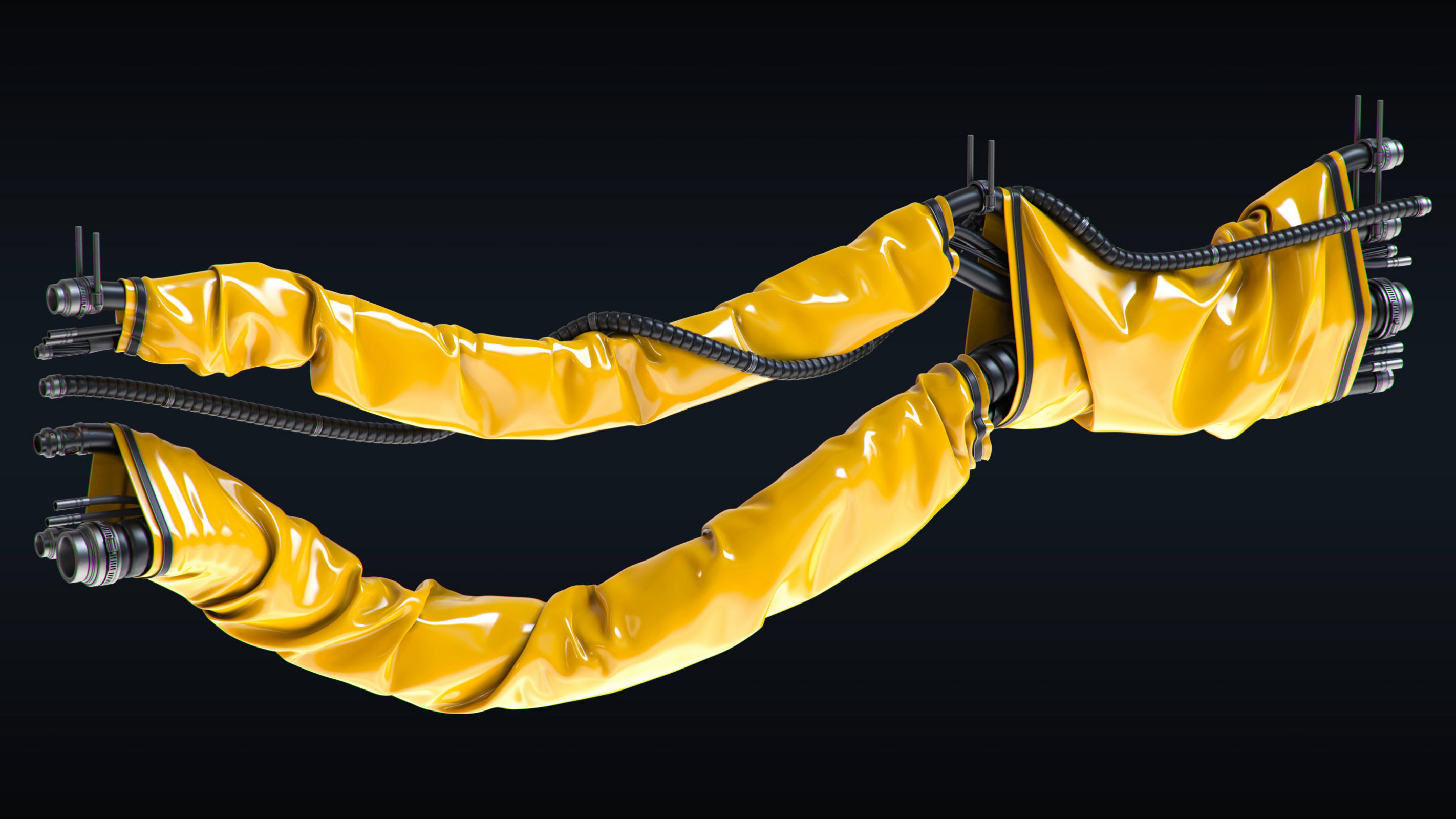 Cables and Wires set  3D model_7