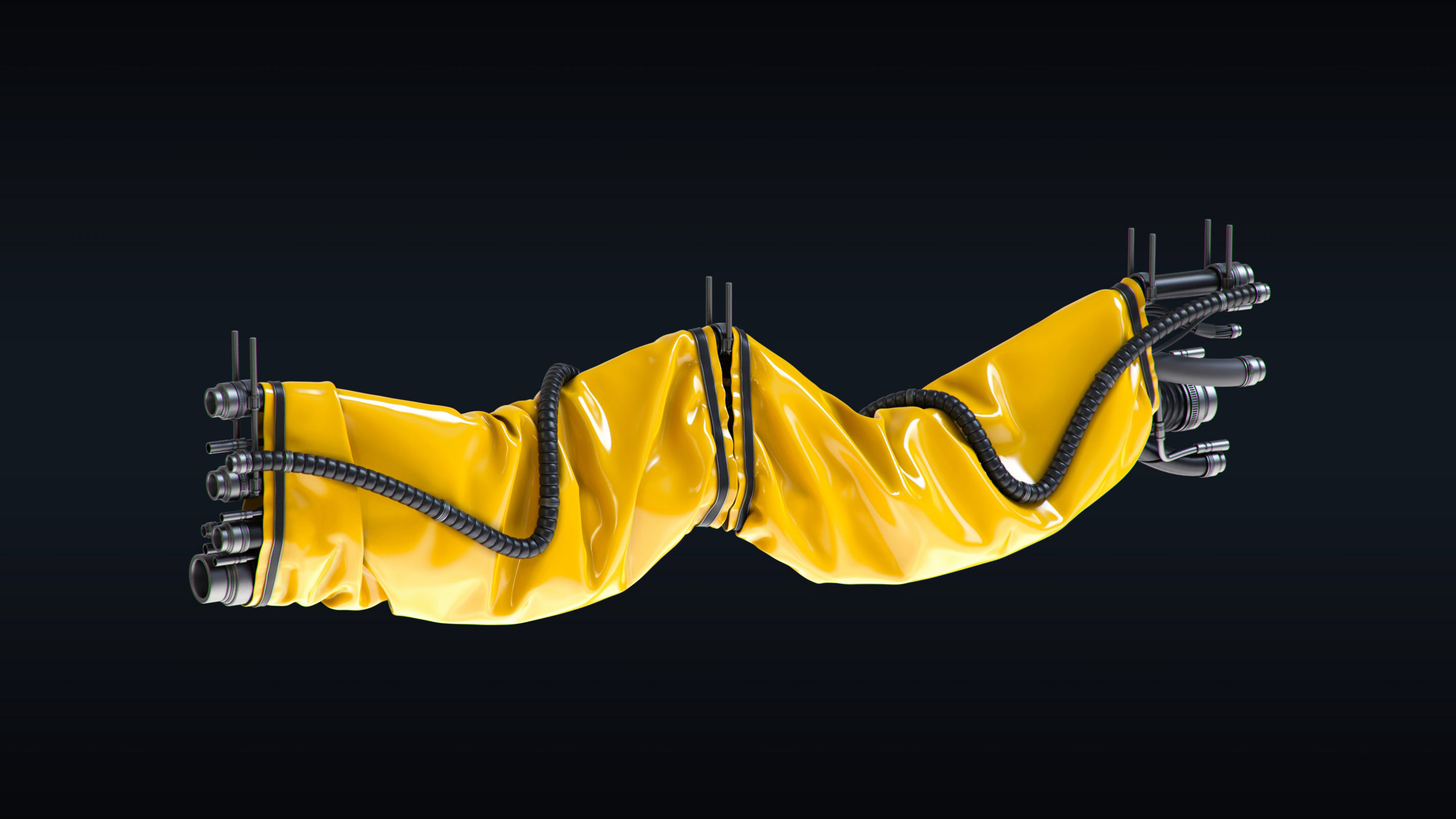 Cables and Wires set  3D model_3