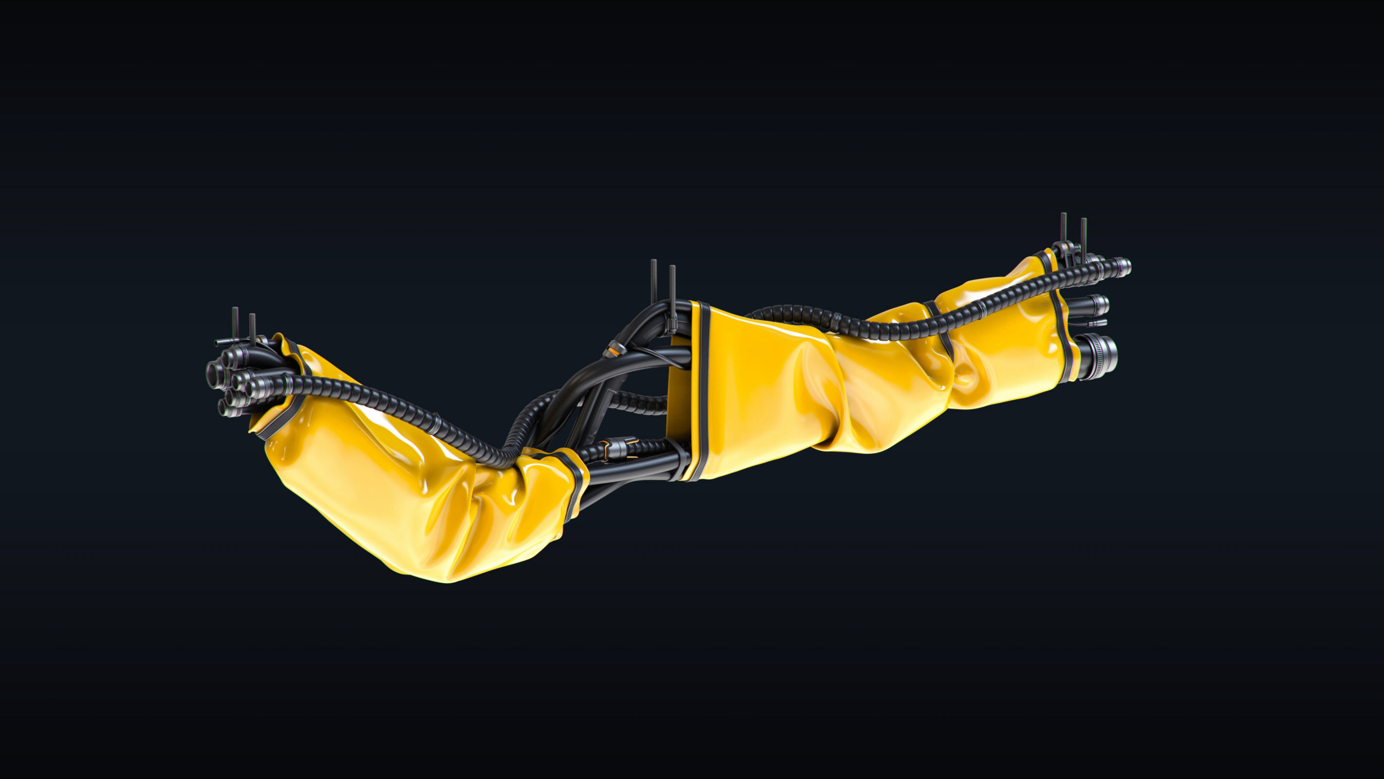 Cables and Wires set  3D model_5