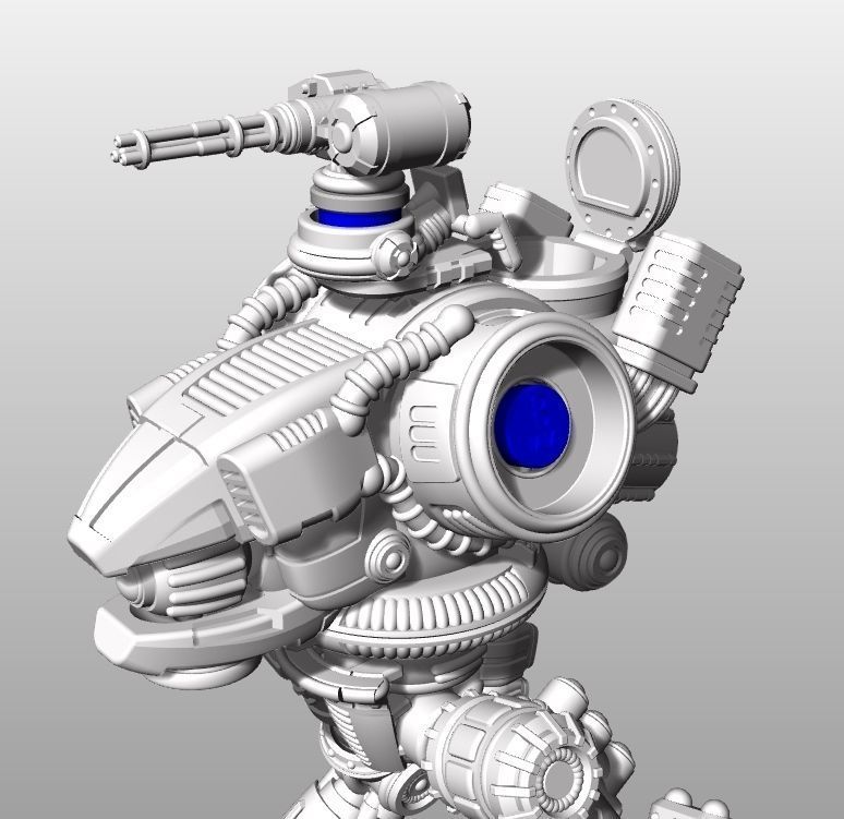Raptor T- 28mm Combat Assault Fire Support Unit 3D print model_36