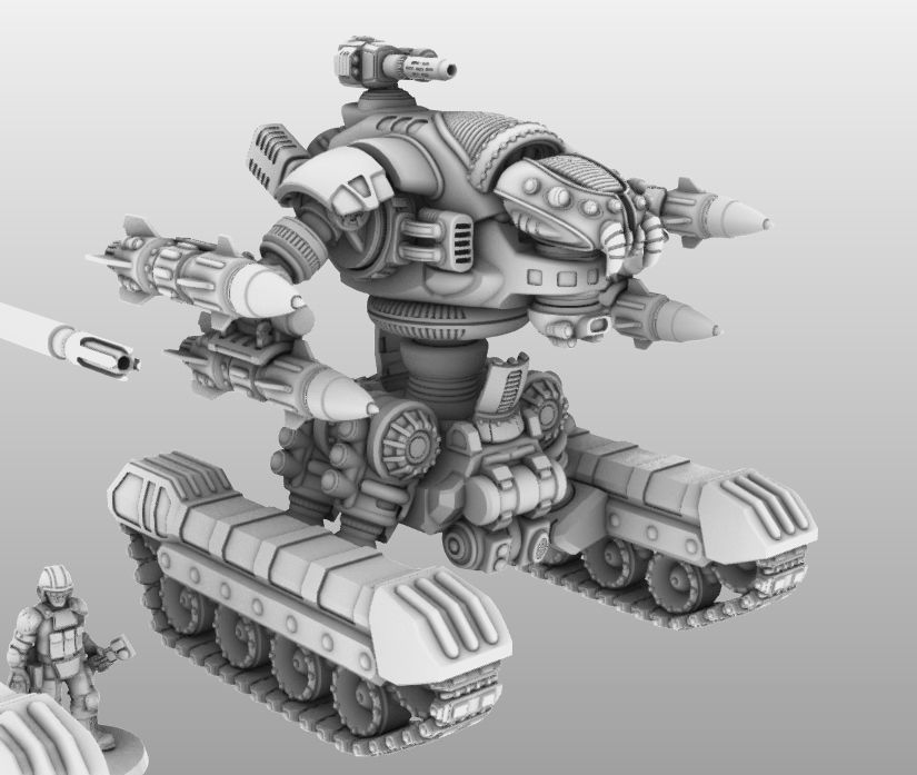 Raptor T- 28mm Combat Assault Fire Support Unit 3D print model_18