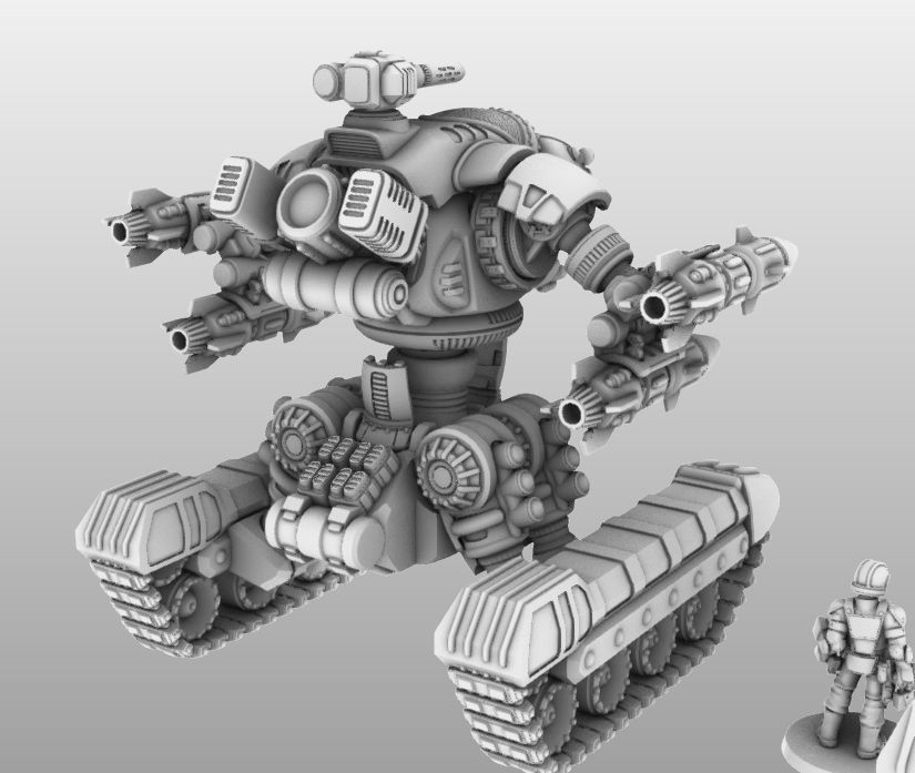 Raptor T- 28mm Combat Assault Fire Support Unit 3D print model_23