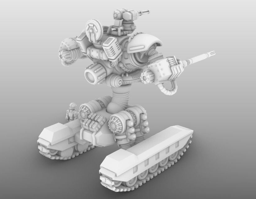Raptor T- 28mm Combat Assault Fire Support Unit 3D print model_9