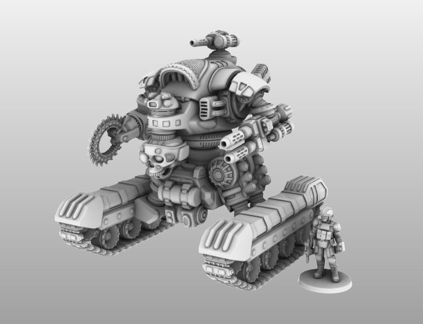 Raptor T- 28mm Combat Assault Fire Support Unit 3D print model_17