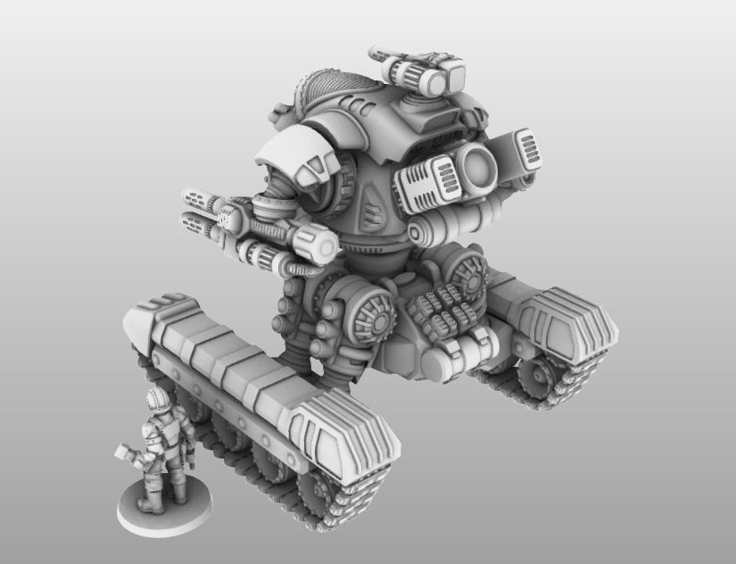 Raptor T- 28mm Combat Assault Fire Support Unit 3D print model_29